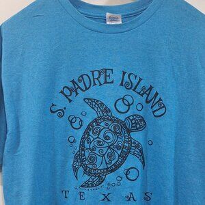 South Padre Island Men XL Blue T Shirt